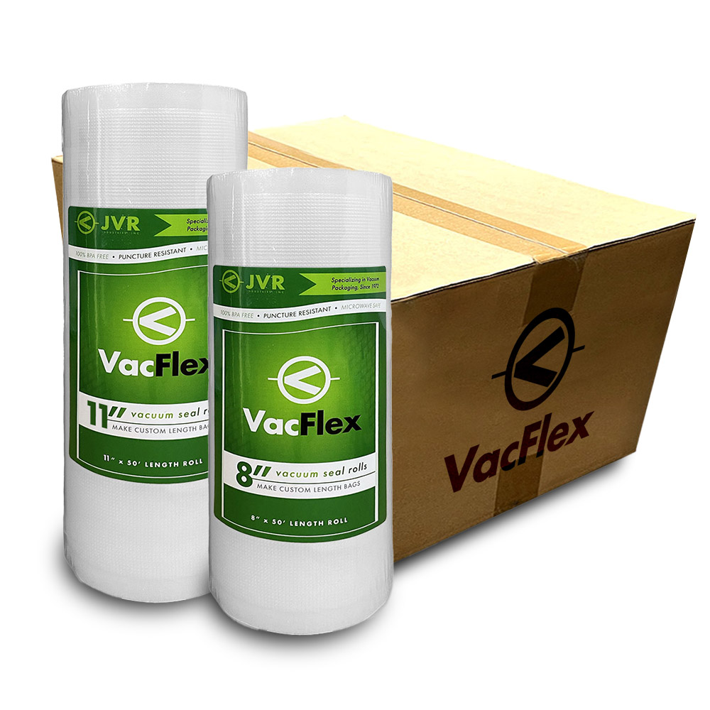 VacFlex Bulk COMBO COMBO PACK Vacuum Seal Rolls - 12 Pack