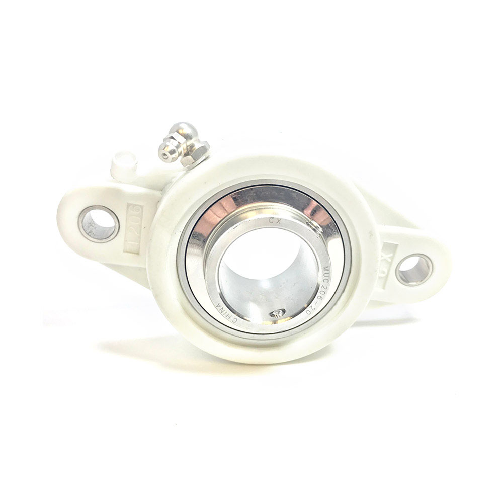 Bearing Flange, 2 Hole, 1-1/4", Plastic, 075-1655