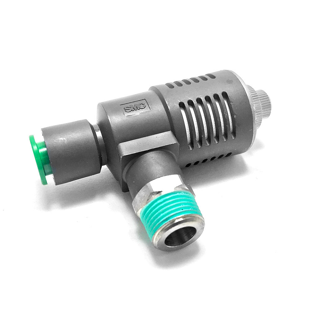 Speed Exhaust Controller, 3/8" pipe, Guillotine Knife Cylinder Piston, RS-P710