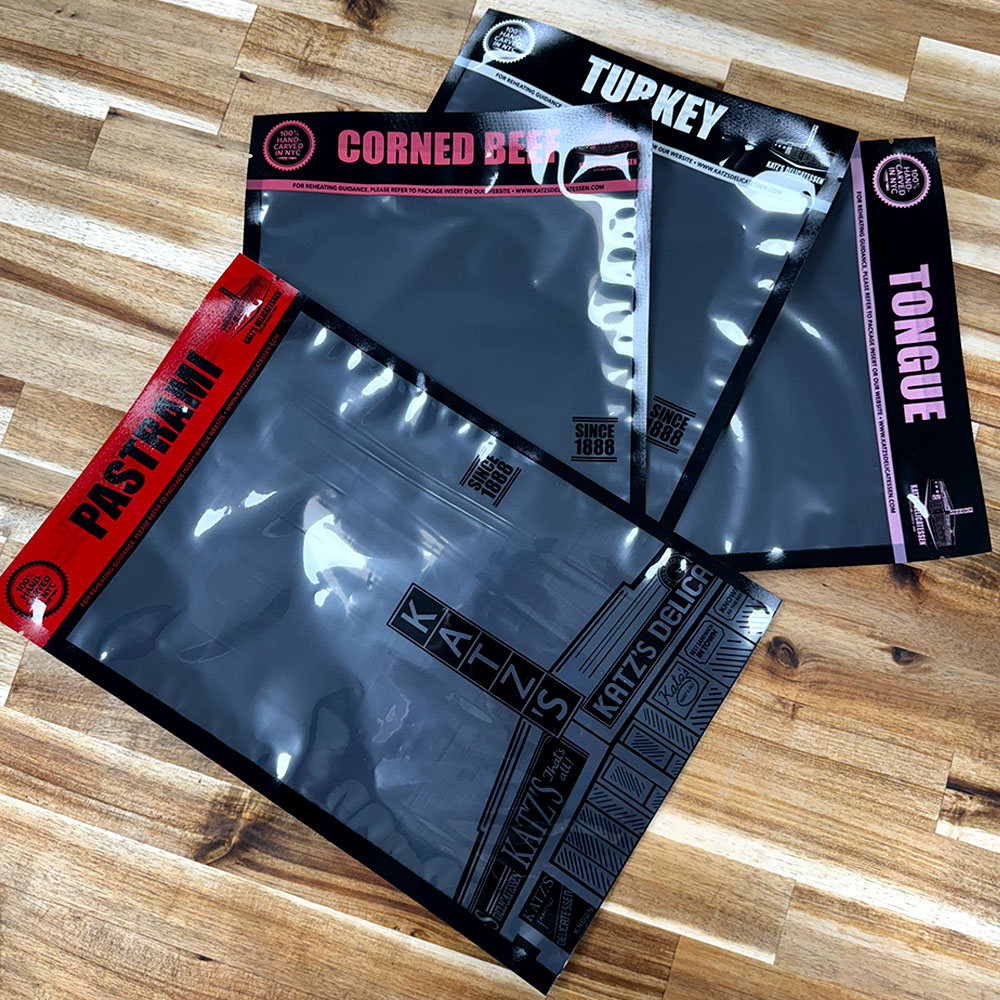 Black Backed Pouches - Custom Print VacPouch