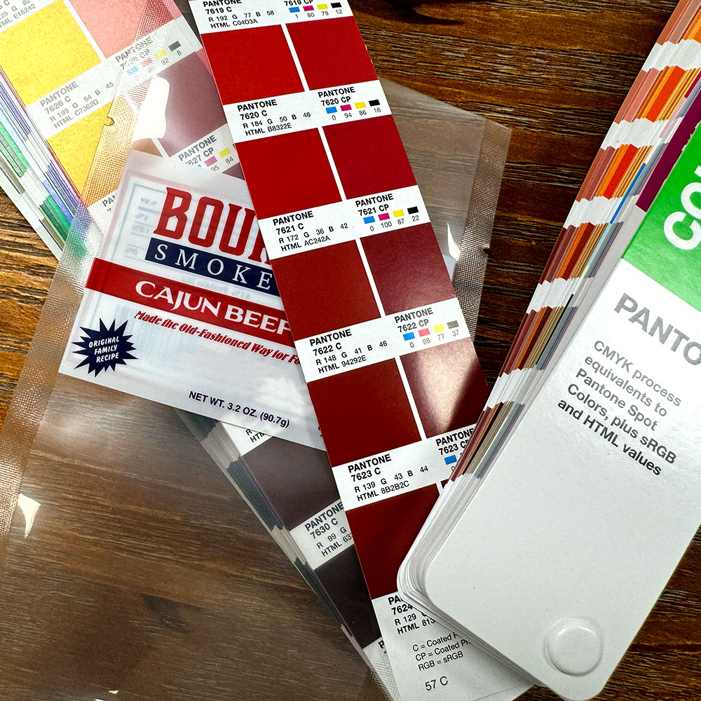 PANTONE MATCHING - CUSTOM PRINTED POUCHES