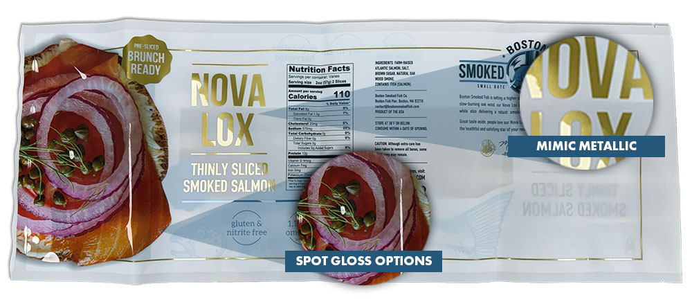 Spot Gloss and Metallic Options Spot Gloss or Mimic Metallic