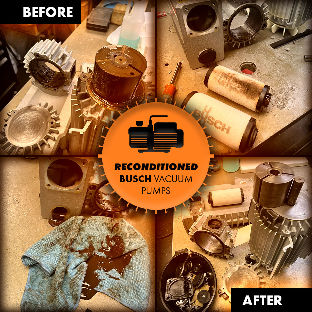 Reconditioned Busch Vacuum Pumps Reconditioned Busch Vacuum Pumps